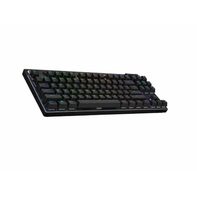 Produktbild von Logitech G PRO X TKL, Kabellos, RF Wireless + Bluetooth, Mechanischer Switch, QWERTY, RGB-LED, Schwarz