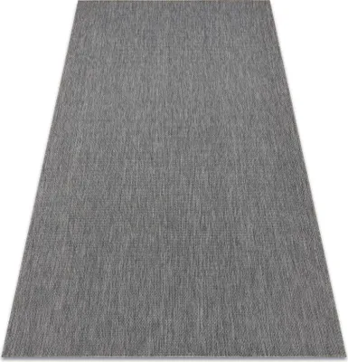 Produktbild von Teppich FLAT 48663/920 SISAL - anthrazit GLATT Grau 160x230 cm
