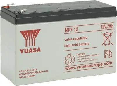 Produktbild von Yuasa - Blei-Batterie Yuasa 12V 7Ah NP7-12