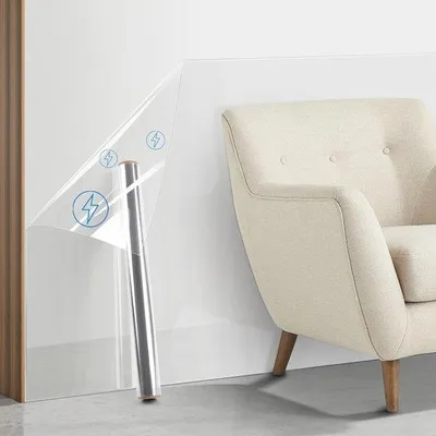 Produktbild von Famanu Wandbeschermfolie Transparent - Elektrostatische Folie für Küche und Möbel