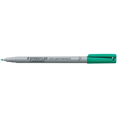 Immagine prodotto di Penna lavabile F verde Lumocolor Staedtler