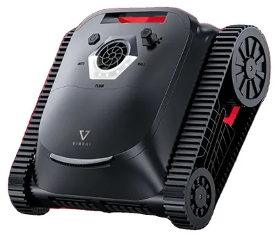 Image de Robot de nettoyage de piscine, sans fil, robot de nettoyage automatique, noir, noir