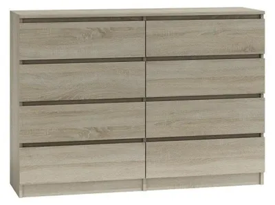 Obrázek produktu pro Topeshop M8 140 SONOMA, Dub, 8 zásuvka/zásuvek, Dřevotřískové desky, Jednobarevný, Moderní, Dřevotřískové desky