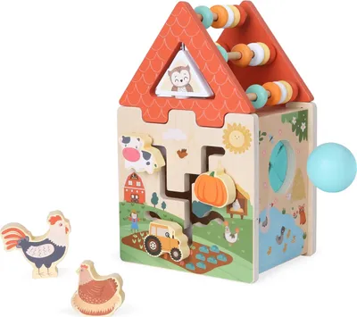 Obrázek produktu pro 2Kids Toys Motorická kostka Farma 2 v 1