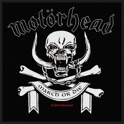 Produktbild von Motörhead March Or Die Aufnäher zum Aufnähen