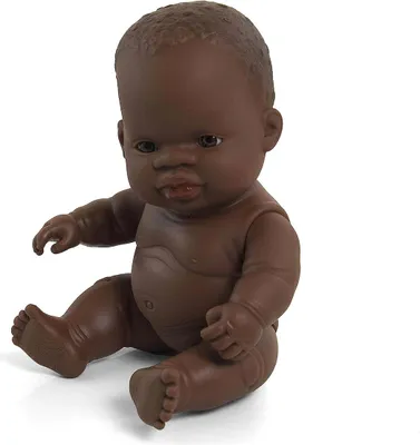 Immagine prodotto di Miniland, bambola per bambini africana, 21 cm, colore marrone. Taglia unica