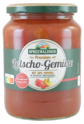 Produktbild von Premium Letscho-Gemüse vom Spreewaldhof (720 ml Glas)