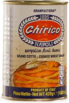 Produktbild von 3x Chirico Grano cotto per Pastiera Napoletana 400 g gekochte Weizenkörner Italien