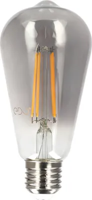 Zdjęcie produktu dla DARI LED Filament dekoracyjny Glühbirne 7W, E27, 1800K, 300 lm, 230V, SMOKE ST64, EDO777623