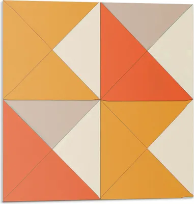 Immagine prodotto di Triangoli geometrici disposti - Piastrelle autoadesive - Rivestimento - Pannello murale - Piastrelle in PVC - Piastrelle in vinile - Piastrelle in PCV - Autoadesivo - Decorazione murale - 9 pezzi 30 x 30 cm