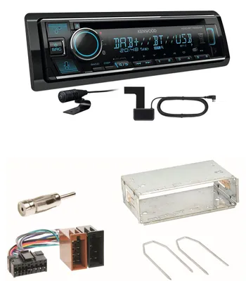 Produktbild von Kenwood KDC-BT760DAB Bluetooth DAB USB Einbauset für Renault Clio 1 2 Twingo