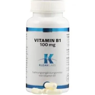 Productafbeelding van Vitamine B1 100 mg, Klean Labs, capsules, 120 stuks