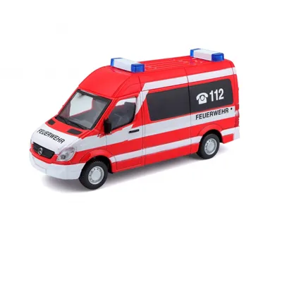 Produktbild von Bburago 18-32006F - Modellauto - Mercedes Sprinter Feuerwehr (rot, Maßstab 1:50)