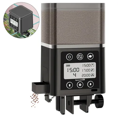 Produktbild von Automatischer Fischfutterautomat LCD 320ml ABS Mit Timer Für Aquarium Urlaub Einfach Dosierbar