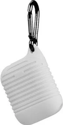 Produktbild von 360 Grad Schutz Airpods Case Silikon Hülle Schutztasche Ladekoffer Ladegerät kompatibel mit Kopfhörer Headset 2 / 1 Generation Weiß