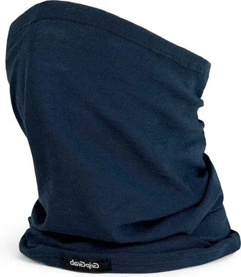 Produktbild von Famanu Merino Nackenwärmer mit Fahrratschlaufe - Uni, grau