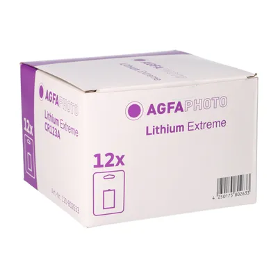 Image de 12x CR2 pile lithium 3V 750mAh 1 blister AgfaPhoto