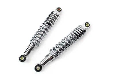 Produktbild von Tieferlegungs Set 4 Stoßdämpfer Federbein  260mm + 280mm verstellbar verchromt für Simson Vogelserie und DUO
