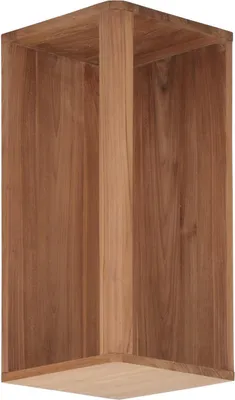 Productafbeelding van Teako Design Carmelo – hoekhangkast van massief teak, 32 cm