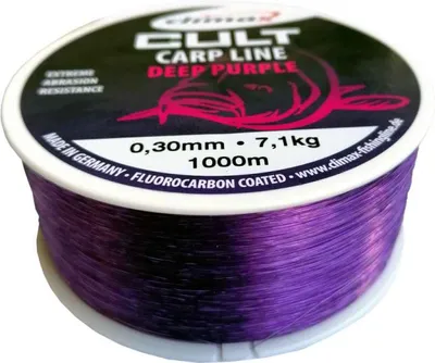 Zdjęcie produktu dla Climax Żyłka Cult Carp line Deep Purple 1000 m Średnica: 0,30 mm