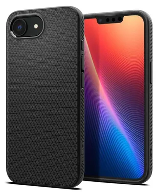 Produktbild von Spigen Liquid Air iPhone 16e Hülle - Mattschwarz