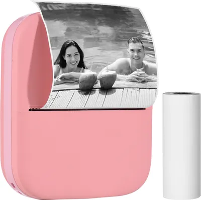 Produktbild von X1 Tragbarer Mini-Taschendrucker 80 mm BT Drahtloser Thermofotodrucker 300 dpi Bildnotiz Notizen Listen Journalbeleg Papierdrucker Aufkleber Inkless Printing Kompatibel mit Android iOS für Home Office Schulreisen