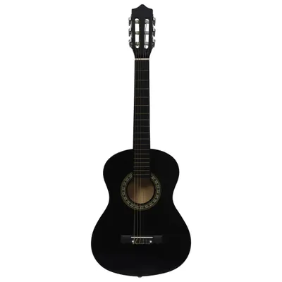 Immagine prodotto di Chitarra Classica per Principianti e Bambini Nera 1/2 34"