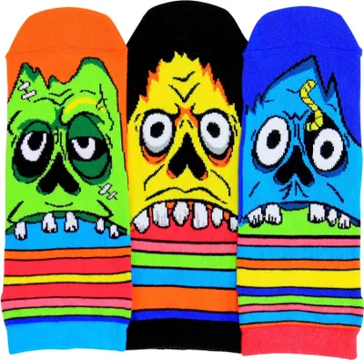 Produktbild von United Oddsocks Herren Sneakersocken, 3 individuelle Socken - Strümpfe, Mottomotive LM-Ben 39-46
