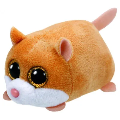 Produktbild von TY 42217, Spielzeug-Hamster, Braun, Weiß, Hamster, China, 55 mm, 95 mm