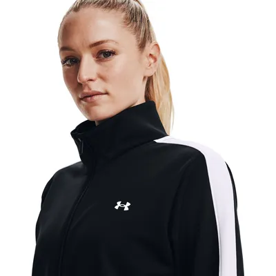 Productafbeelding van UNDER ARMOUR Trainingspak van tricotstof, damesmodel, kleur: zwart/wit, maat: L