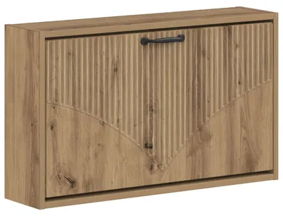 Immagine prodotto di vidaXL Armadietto a muro per scarpe, modello HOORN, 71 x 17 x 43 cm, realizzato in materiale composito di legno
