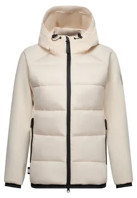 Imagen del producto de Chaqueta impermeable "Esme" para mujer, modelo RG13719 (talla 38 DE), color amarillo vainilla claro