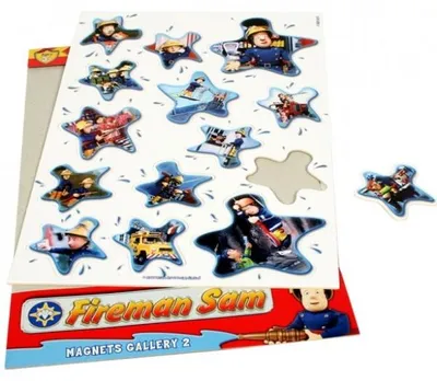 Produktbild von Magnetsticker | Feuerwehrmann Sam | 14 Teile | Zimmerdekoration