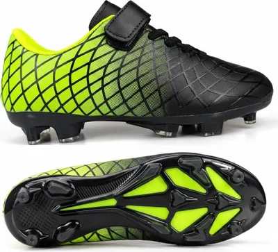 Produktbild von Nocken für Jungen, Kinderfußballschuhe in Schwarz/Grün Pendine Gr.32