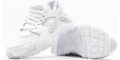 Produktbild von Nike Huarache Run GS All White LTD RARITÄT Laufschuhe Sneaker weiß, Schuhgröße:EUR 38.5