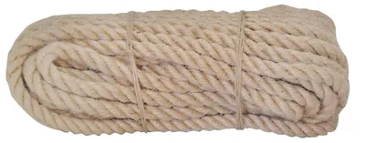 LINOTECH Juteseil 12 mm x 50 m dreifach gedreht