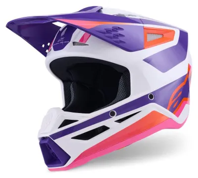 Obrázek produktu pro Helma Alpinestars SM3 Heat, barva: bílá/fialová/růžová, velikost: XL