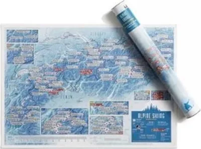 Produktbild von Alpine Skiing Collect and Scratch Print