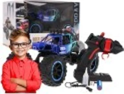Produktbild von REAL ROCK Crawler R/C Blau mit Rauchfunktion