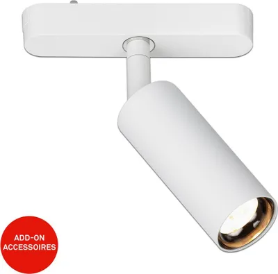 Produktbild von Briloner Luxtrail Schienensystem, Warmweiß, Schwenkbar, Zubehör, Weiß, 13 x Ø4 x 15,5 cm