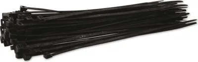 Produktbild von KSS Kabelbinder-Sortiment Polyamid 6.6, schwarz, 300x7,6, UV-beständig, 100 Stück