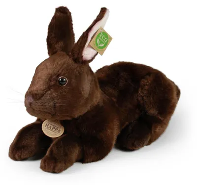 Obrázok produktu pre Hnedý plyšový zajačik, 33 cm, ekologický