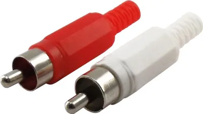 Produktbild von Schwaiger CIS8112 533, RCA, Rot, Weiß, 2 Stück(e), Sichtverpackung