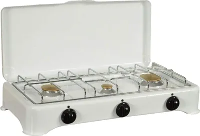 Immagine prodotto di Fornello a gas 3 fuochi 4150w Kitchen chef 5327C-1