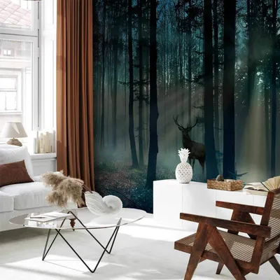 Produktbild von Vlies Fototapete - Mystical Forest - Third Variant 450x315 cm Landschaften c-C-0431-a-d