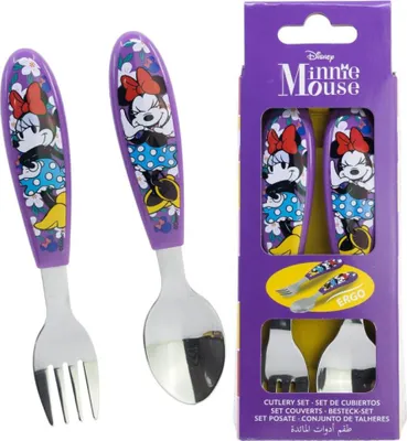 Obrázek produktu pro Kovová sada příborů ergo Disney Minnie Sunshine, 2 ks.