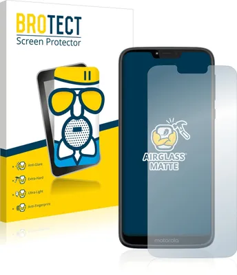 Produktbild von BROTECT Entspiegelungs Schutzglas für Motorola Moto G7 Power Schutzfolie Panzer Folie Glas Display Schutz matt