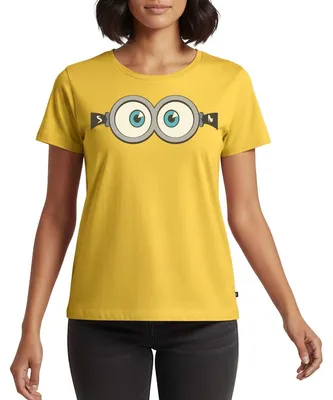 Produktbild von Spreadshirt Minions Phil Jerry Gesicht Kostüm Fasching Frauen Premium T-Shirt, 4XL, Sonnengelb