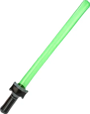Produktbild von Aufblasbares Laserschwert grün-silber