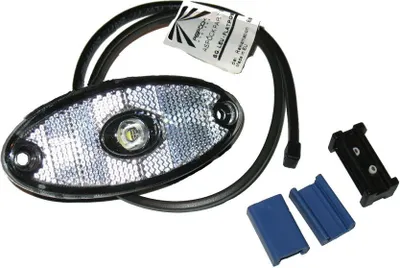 Produktbild von Aspöck Begrenzungsleuchte Flatpoint 2 LED Weiss 0,5 m Kabel - 31-6909-017